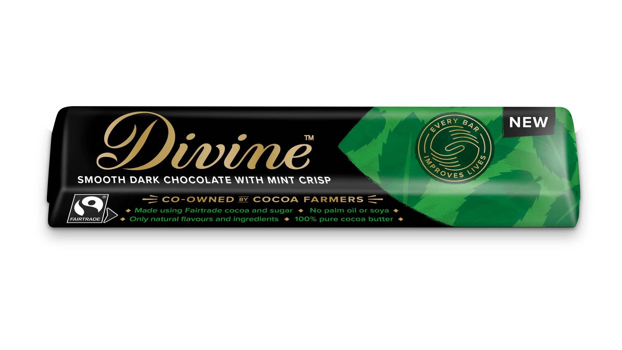 Divine Dark 70% Mint Crisp 35g 30-pack
