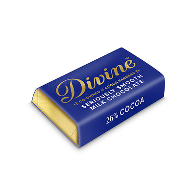 Divine Milk Chocolate 26% Mini, 4,2g 100-p