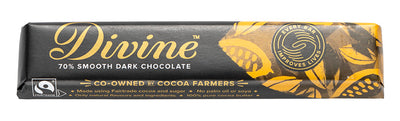 Divine Smooth Dark Chocolate 70%, 35g 30-p