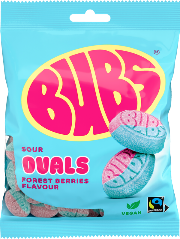 BUBS Forest Berries OVALS 90g 12-p