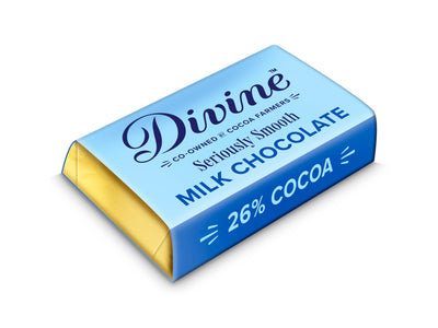 Divine Milk Chocolate 26% Mini, 4,2g 100-p
